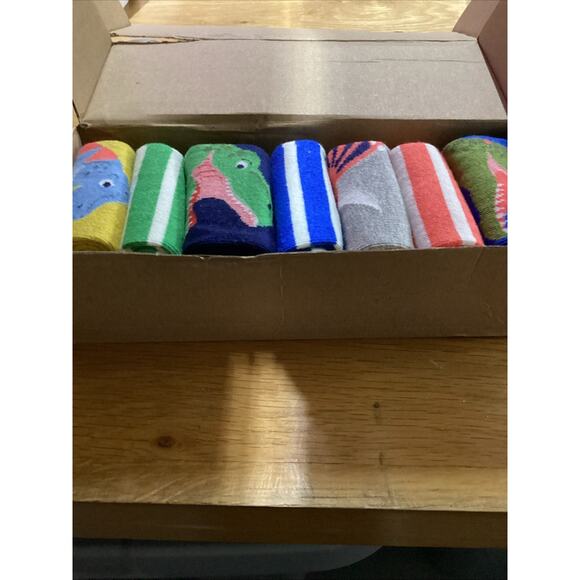 Mini Boden Boys 7 Pack Of Socks Size 12 1/2 - 3 1/2 - Picture 3 of 4